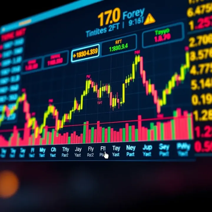 Chart showing active forex currency pairs and trading volume during Tokyo forex session
