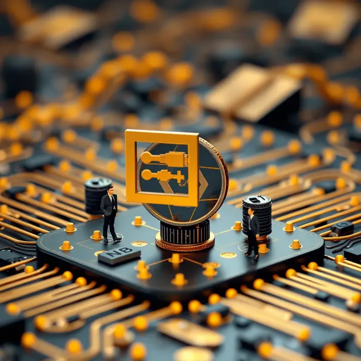 Technological Framework Behind Binance Coin Illustration showing Binance Coin technology and blockchain infrastructure