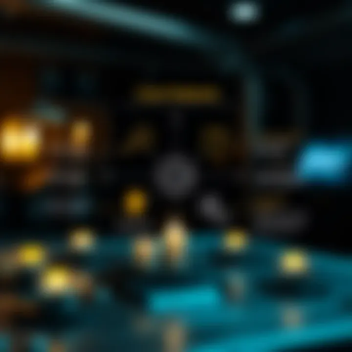 Diagram illustrating the core features of the Candle Mine Bot and its automation capabilities