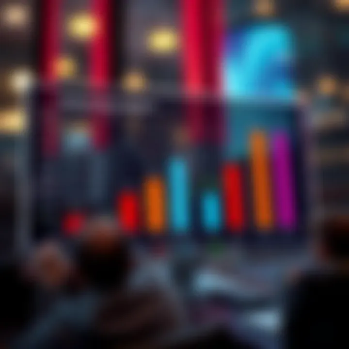 Graph showing performance metrics of different binary bots for trading