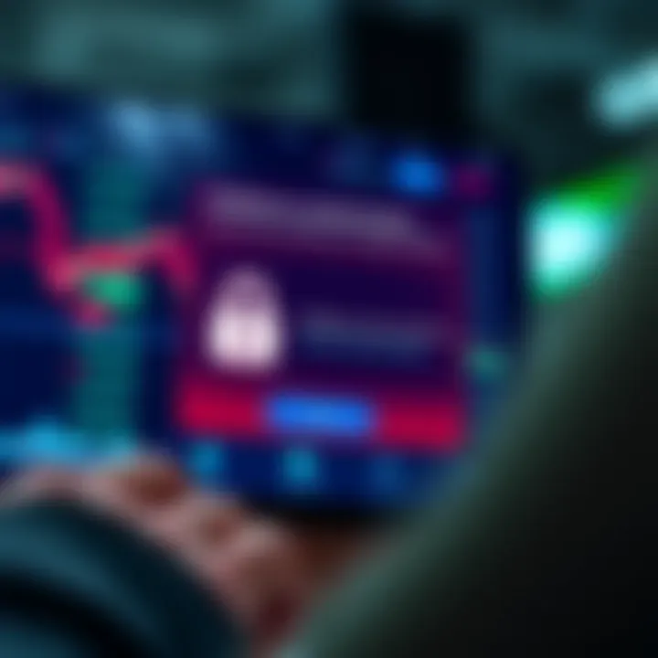 Secure authentication screen displaying multi-factor verification for online trading account