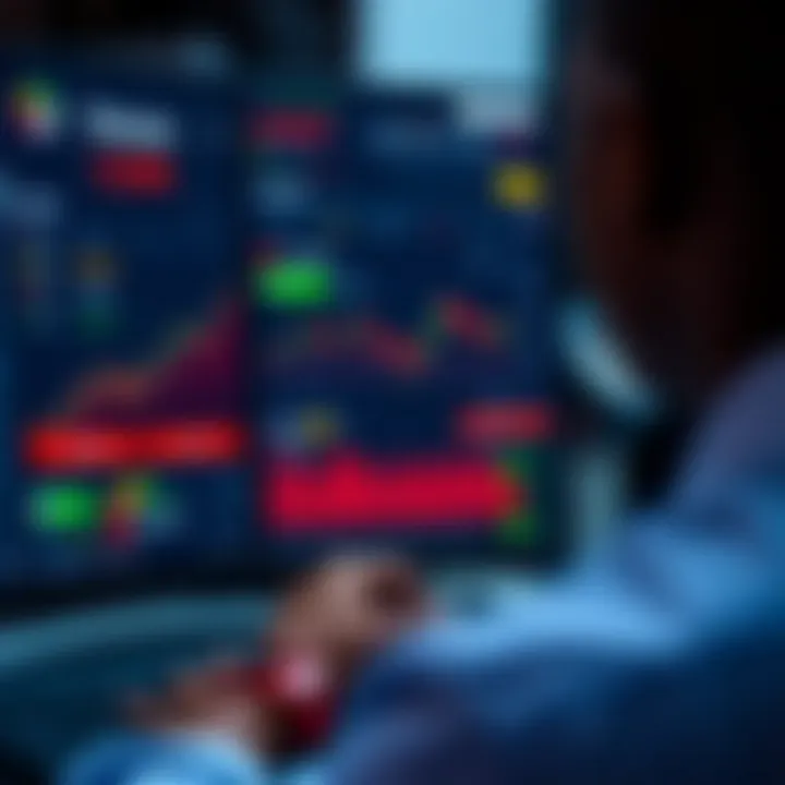 User interface of Deriv app displaying various online trading options and charts