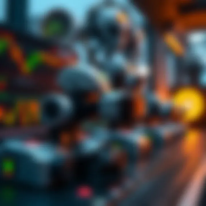 Trading Strategies and Risk Management on Deriv Bots Visual representation of diverse trading strategies and risk management techniques on Deriv platform