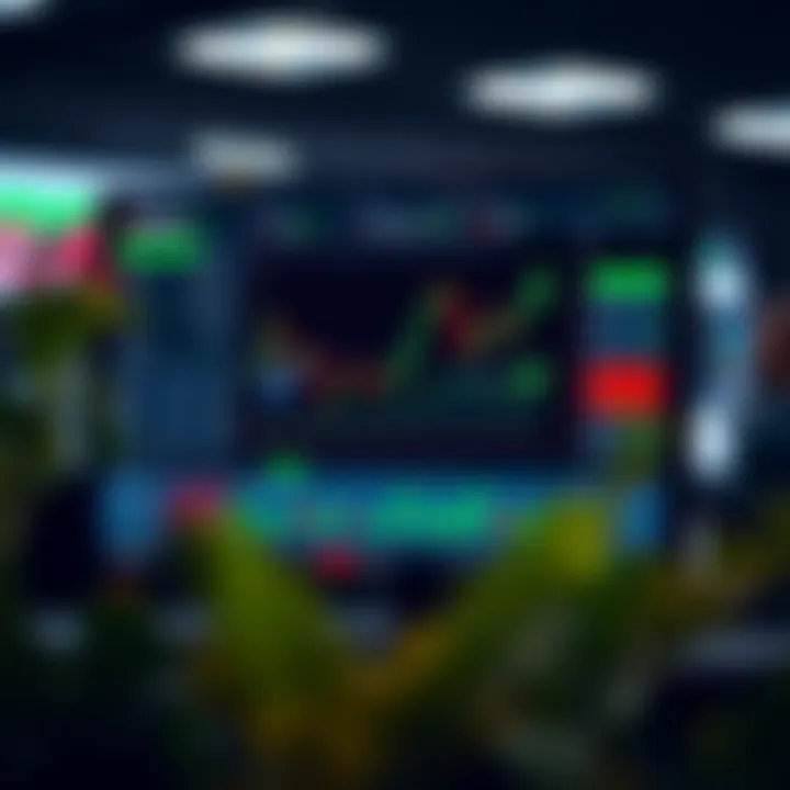 User interface of Deriv trading platform displaying various trading options and real-time market data