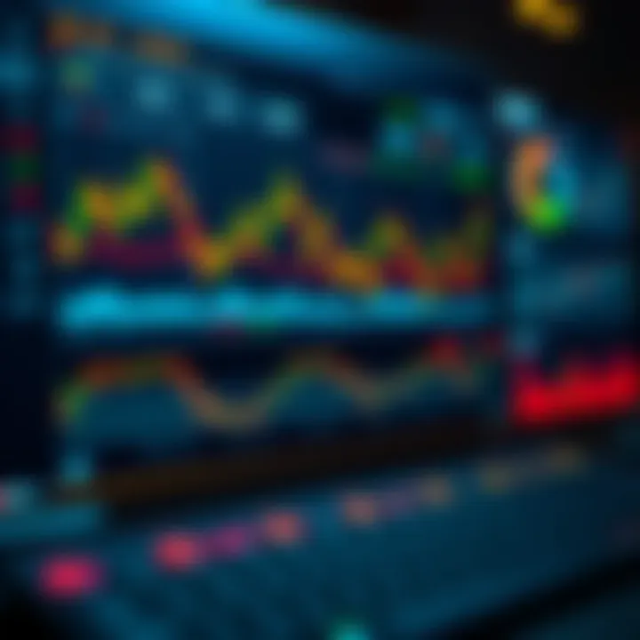 Forex Trading Dashboard with Risk Management Tools Illustration of a trading dashboard showing charts, risk indicators, and account balance