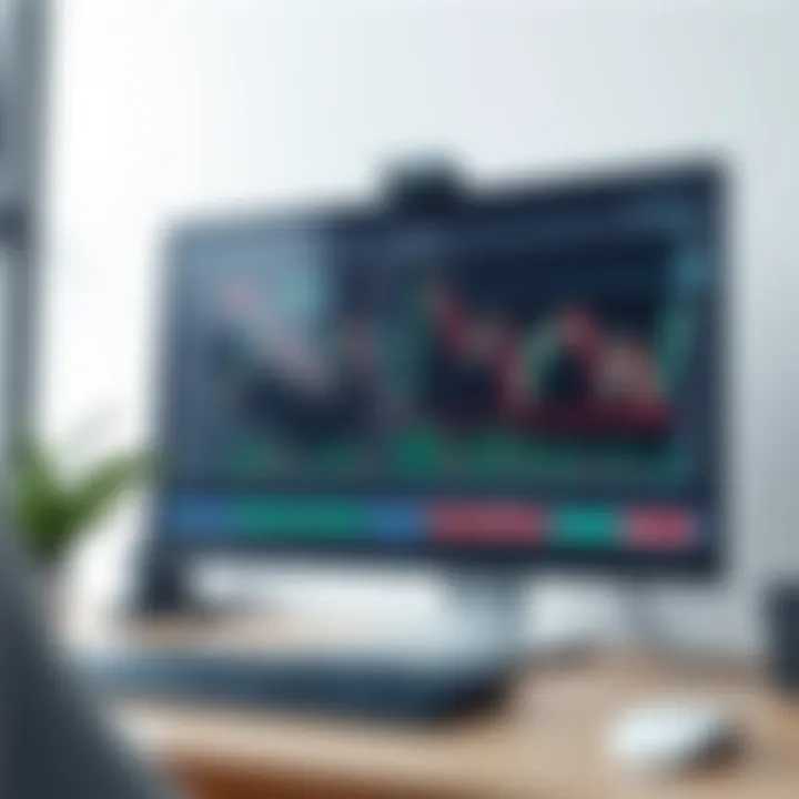 Computer screen displaying forex trading dashboard with charts and risk management tools in Kenya context