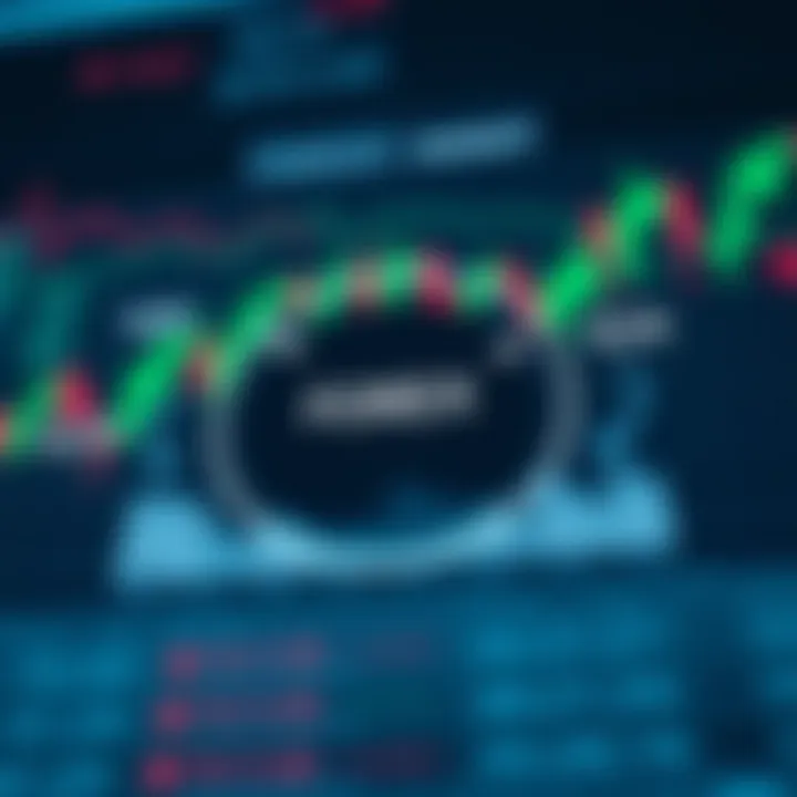 Diagram illustrating the flow and operation of the forex market with currency pairs