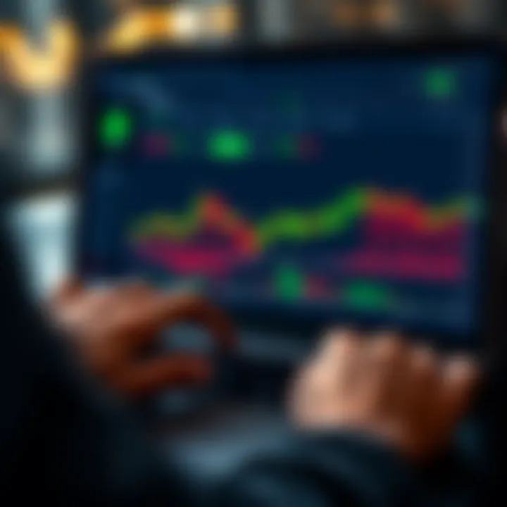 User logging into Deriv trading platform dashboard on a laptop