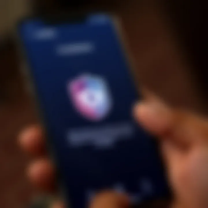 Safe Installation Process of Deriv App APK Mobile device screen showing installation progress of Deriv app with security shield