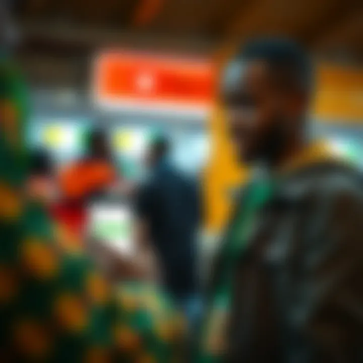 Kenyan user funding Deriv account using mobile payment service M-Pesa