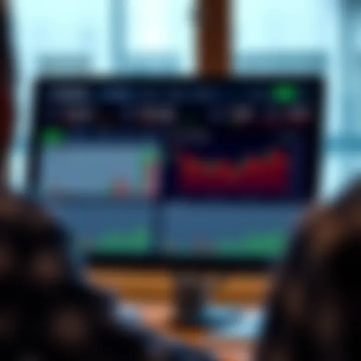 Dashboard view of IQ Option platform highlighting navigation options and trading features