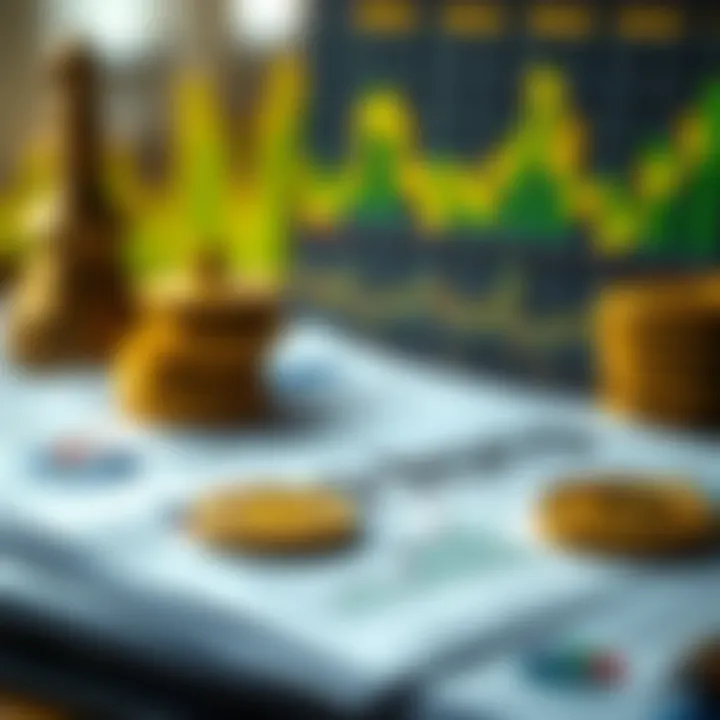 Risks and Regulations Affecting Crypto Trading in Kenya Graph showing market trends and regulatory documents symbolizing crypto trading risks and rules in Kenya