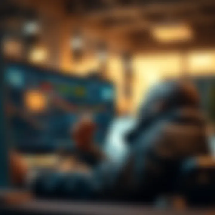 Kenyan investor analyzing multiple trading profiles on a digital platform