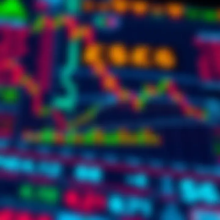 Illustration of forex trading charts and currency symbols relevant to Kenya