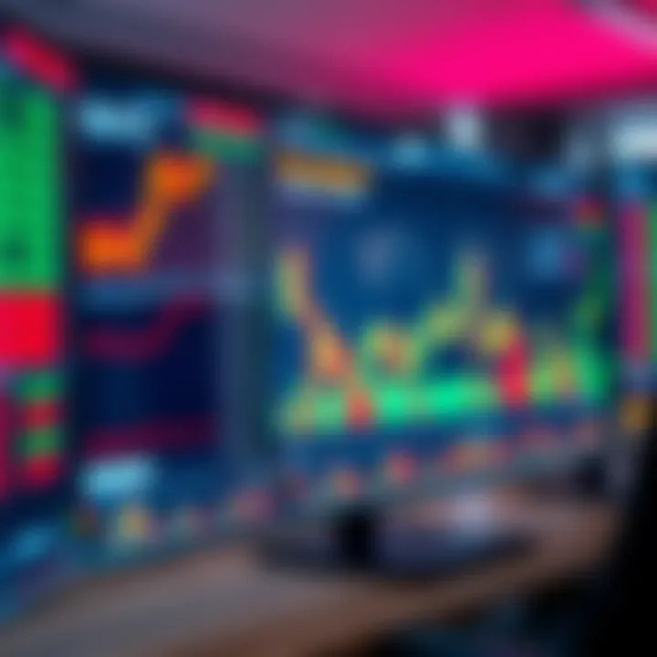 Live trading platform screen displaying real-time Volatility Index data and market indicators
