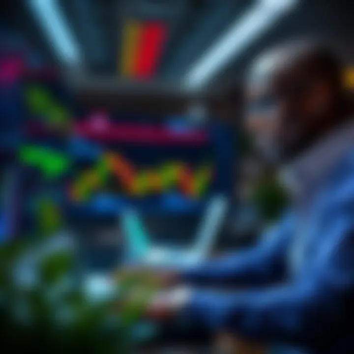 Effective Trading Strategies for Forex Success in Kenya Illustration of a trader analyzing data and charts to make informed forex decisions
