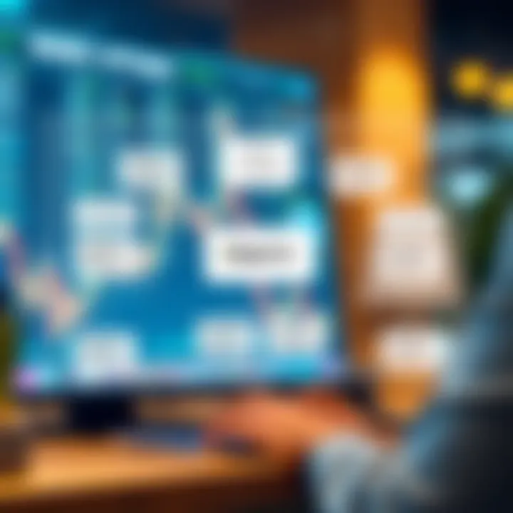 Basic Concept and Flow of Binary Options Trading on Deriv Diagram illustrating the basic concept and flow of binary options trading on Deriv platform