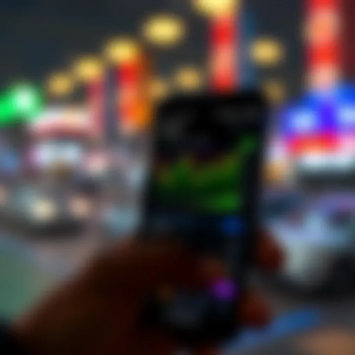 Mobile phone screen displaying automated trading interface of Deriv Bot APK