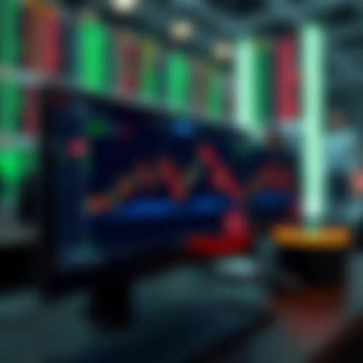 Diagram showing automated trading signals on the Deriv platform interface