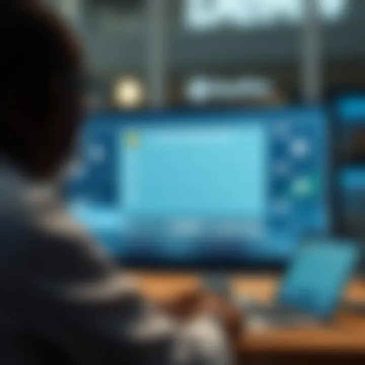 Illustration of a digital account verification process with secure identity confirmation