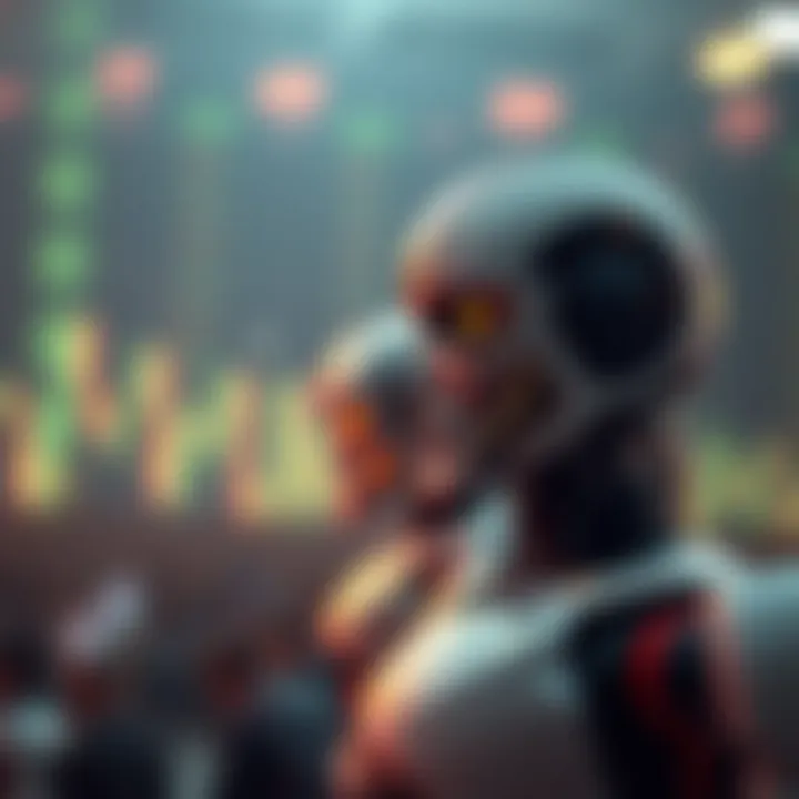 Visual comparison of different types of trading bots highlighting their features and risk management strategies