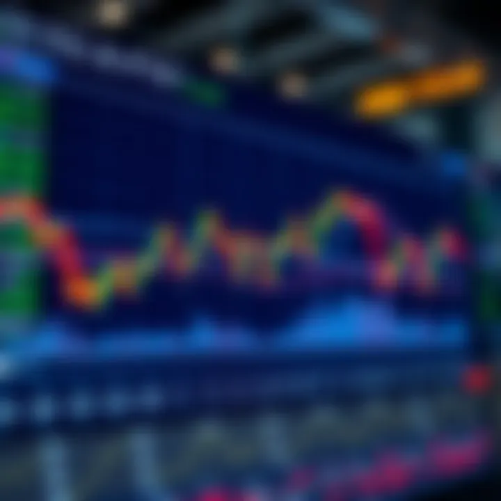 Illustration of digital currency exchange platform interface showing currency pairs and trading charts