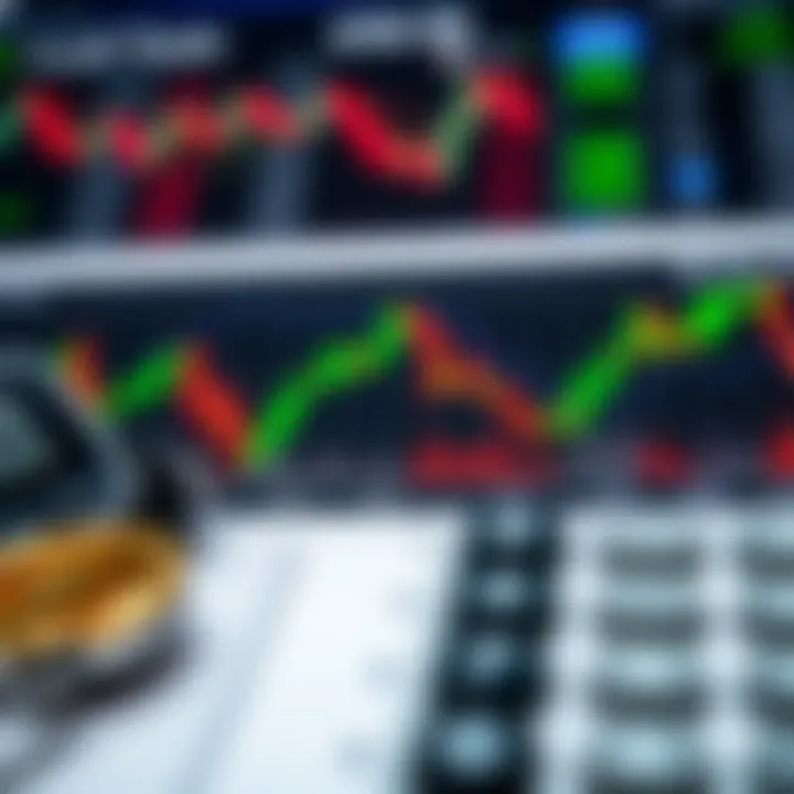 Chart showing the practical use of a forex margin calculator for risk assessment in trading positions