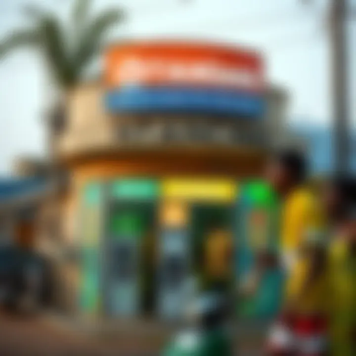 Kenyan local financial service center offering quick cash access