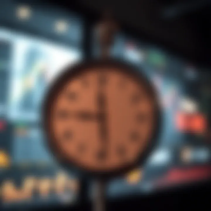 World clock showing New York and Nairobi time zones for forex trading
