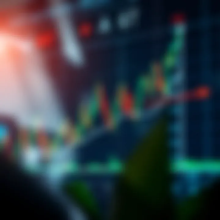 Chart illustrating a bullish cup and handle pattern indicating potential price breakout