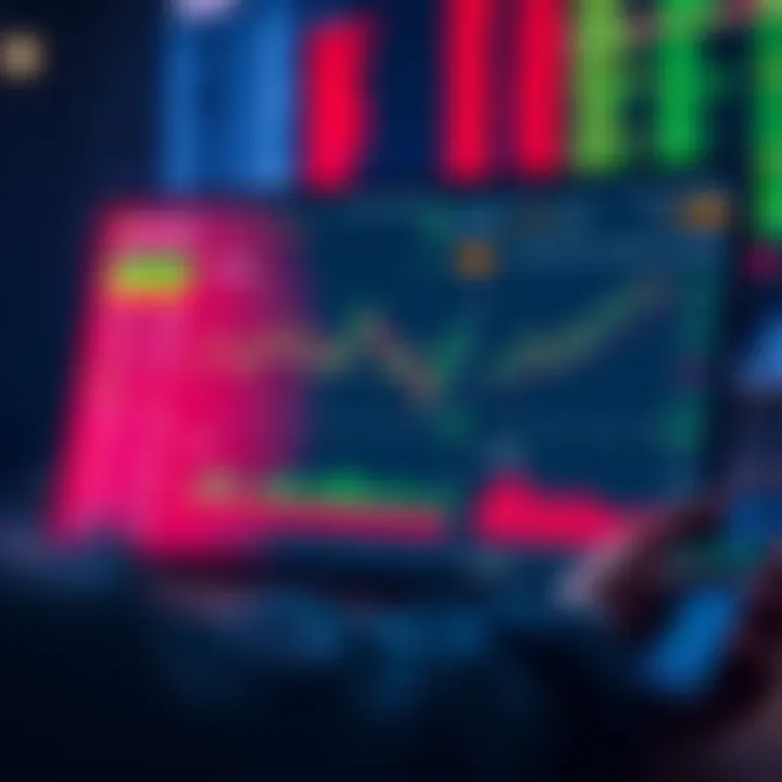 Dashboard showcasing SmartTrader platform with charts and market data