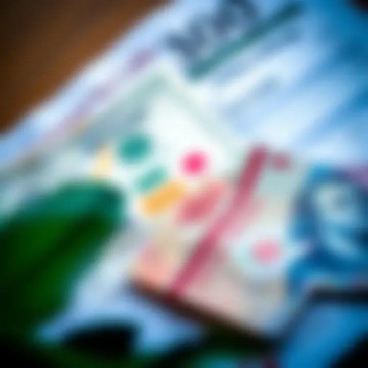 Close-up view of US dollar bills beside Kenyan shilling notes on a financial document