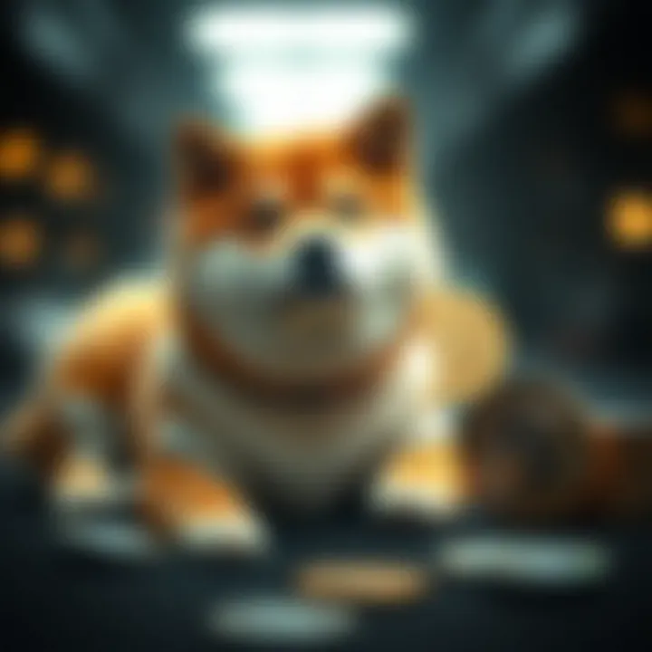 Visual comparison of Shiba Inu coin token supply against other major cryptocurrencies