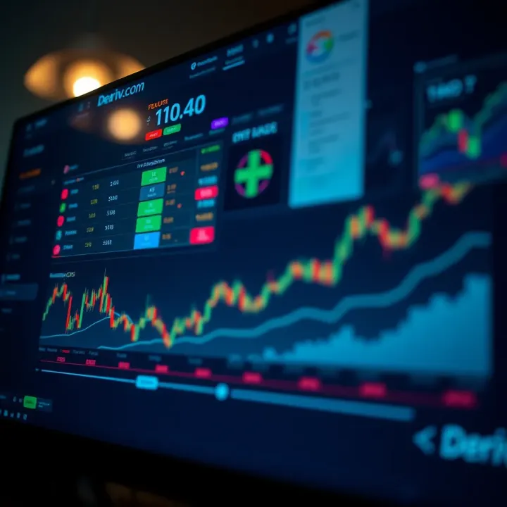 Graph showing diverse financial instruments such as forex, CFDs, and binary options available on an online trading platform