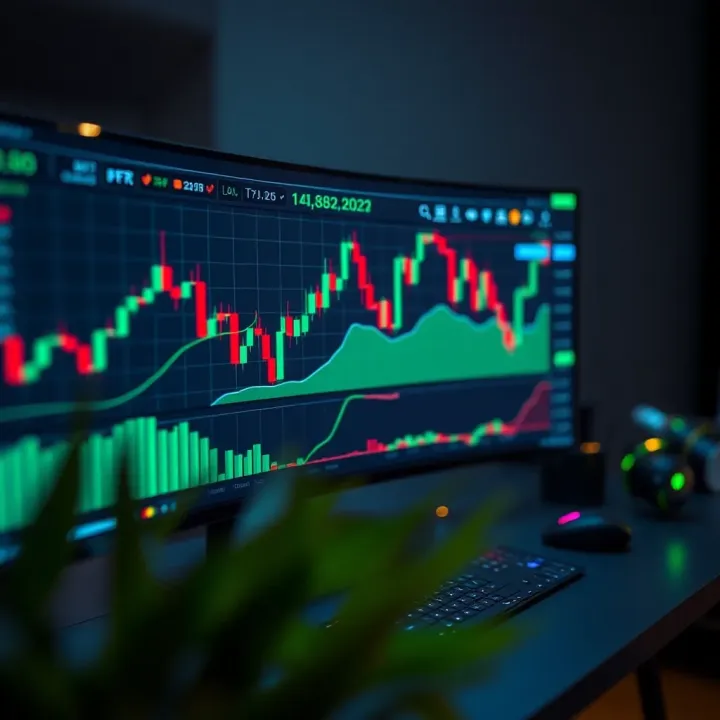 Customizable TradingView interface showing multiple technical indicators for tracking market trends