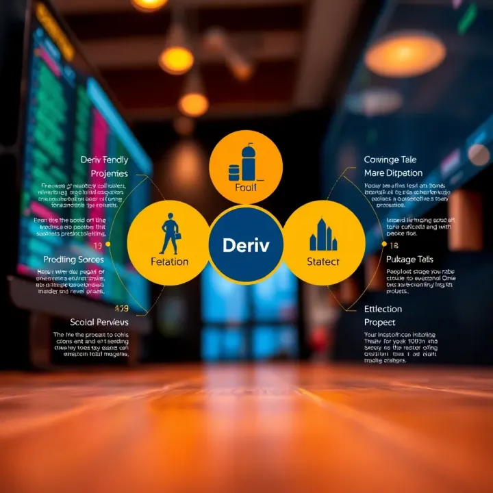 Key Tools and Features of Deriv Hub for Kenyan Traders Diagram illustrating key tools and features available on Deriv Hub for online trading in Kenya