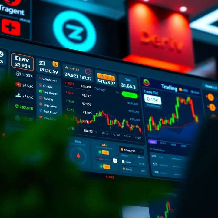 Deriv Trading Dashboard and Security Overview Dashboard displaying trading options and security features on Deriv platform