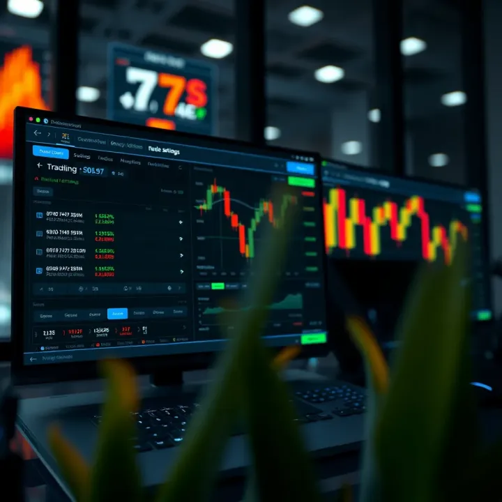 Trading Bot Setup Interface on Binary.com Interface displaying various trading bot settings for automating binary options on a digital platform