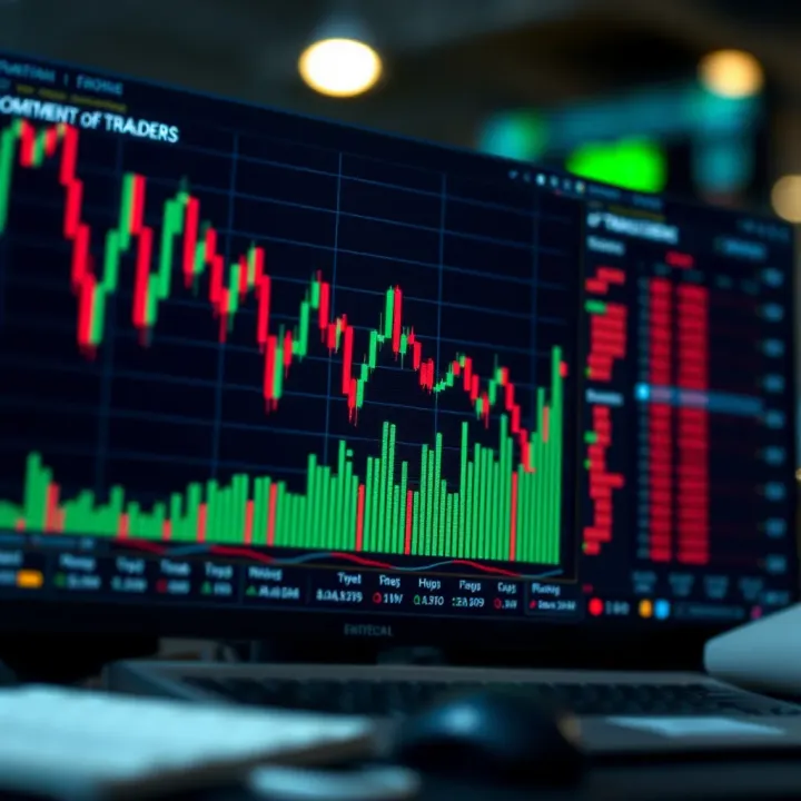 Market Sentiment Analysis with Commitment of Traders Report Chart illustrating market sentiment analysis based on data from the Commitment of Traders report