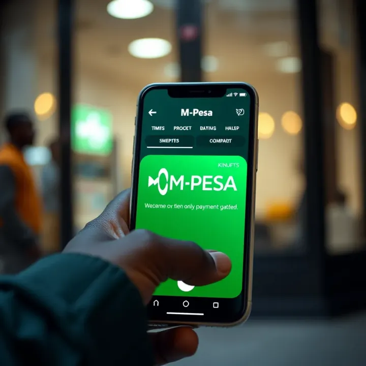 M-Pesa Payment Method on Olymp Trade for Kenyan Users Illustration of M-Pesa mobile payment system integrated with the Olymp Trade platform