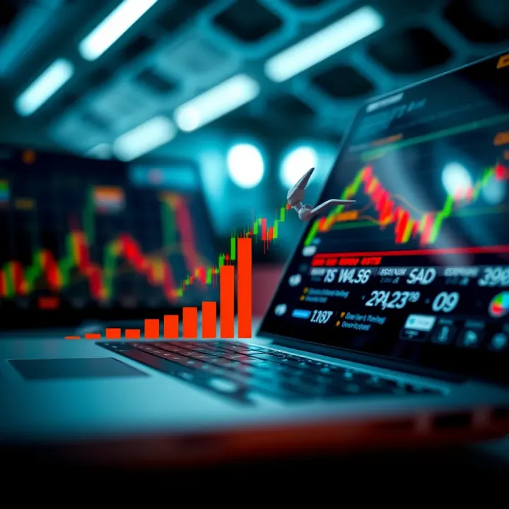 Enhancing Trading Efficiency by Optimizing Bots on Binary.com Graphical representation of trading performance improvements through optimization of bots on Binary.com platform