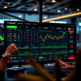 Dashboard view of SmartTrader platform showing various trading options and market data