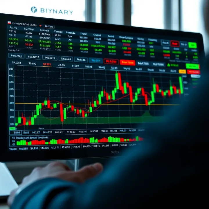 Binary Options Trend Analysis on SmartTrader Graph illustrating binary options trends and trade analysis on SmartTrader interface