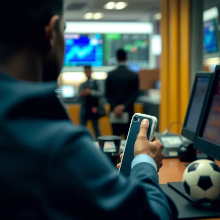 Graphic illustrating secure trading with M-Pesa payment integration for Kenyan users