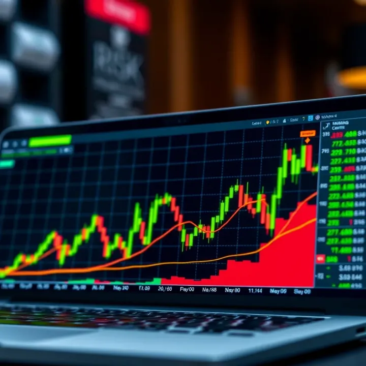Graph showing risk management strategies and trading growth tailored for Kenyan financial context