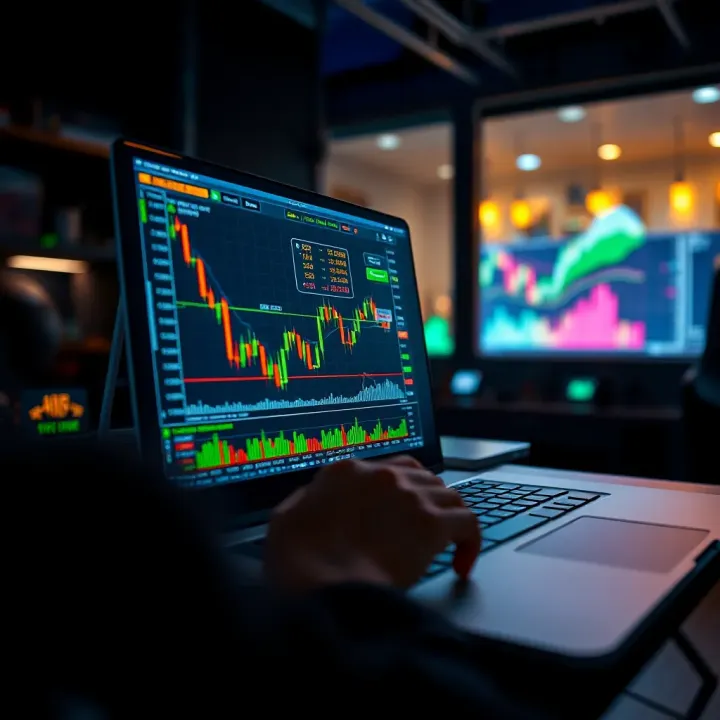 Conceptual illustration of secure download and safe usage of automated trading tools for traders