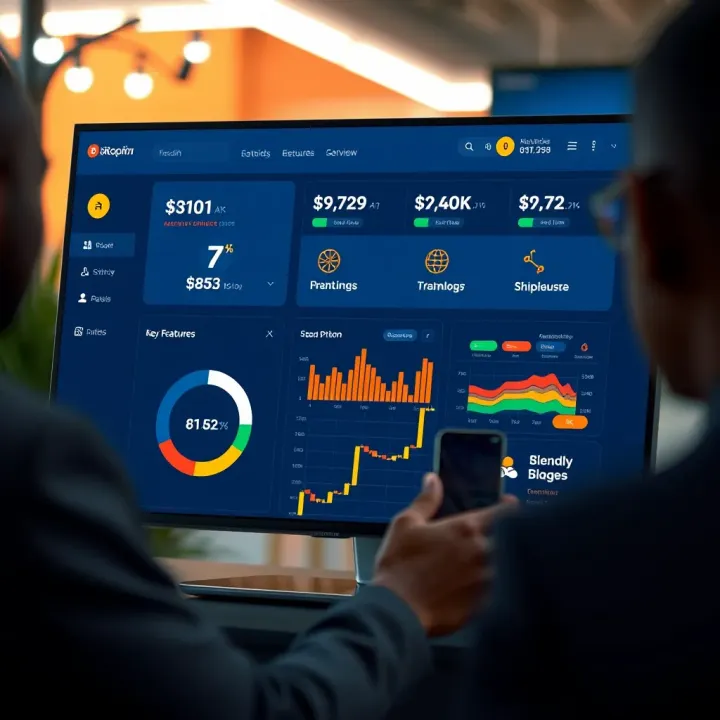 BitOption AI Platform Dashboard Overview Dashboard displaying key features and tools available on BitOption AI for users in Kenya