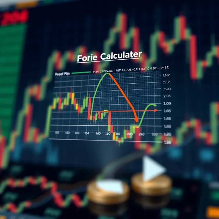 Diagram illustrating the concept of pip value calculation in forex trading