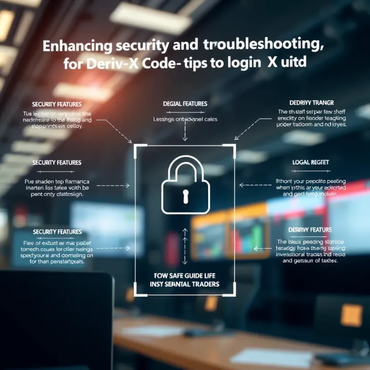 Enhancing Security and Troubleshooting for Deriv X Login Diagram showing security features and tips for safe login on Deriv X platform
