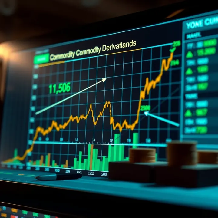 Commodity Derivatives and Market Dynamics in Kenya Graph showing the impact of commodity derivatives on market stability and price fluctuations in Kenya